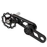 Wjsdsg Single Speed Fahrrad Kettenspanner Aluminiumlegierung Klappfahrräder Kettenspanner Single Speed Fahrrad Ersatzteile