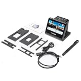 22MP Film Folienscanner mit 5 Zoll Farb HD LED -Bildschirm, Digitaler Foto Scanner Schnelles Scan, Konvertiert 135 126KPK 110 in Hochauflösendes JPEG Foto, 16 GB Speicher