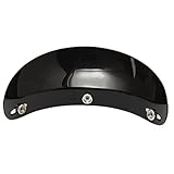 Ungfu Mall Motorradhelm-Visier, verstellbar, für Retro Harley Prince-Helm