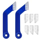 COLLBATH Fliesen Fugenkratzer mit Langlebigem Kunststoffgriff Vielseitig für Harz und Mörtel Ergonomisch für Küchen Badrenovierung Geeignet