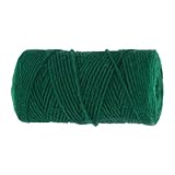 HOMSFOU 1 Rolle natürliche Jute-Schnur, robuste Bastelschnur für Geschenke, Verpackung, Heimdekoration, Hochzeiten und Gartenarbeit, vielseitiges dekoratives Seil für mehrere Anwendungen