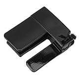 Cocoarm Hosen Taille Schrumpf Clamp/Holder Schnalle ABS Verstellbarer Taillenstraffer mit Kartenschlitz für Hosen Röcke Bund (Black)