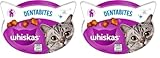 Whiskas Dentabites Zahnpflegesnacks für Katzen mit Huhn, 8x40g (16 Packungen) - unterschiedliche Produktverpackungen erhältlich