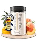 Frankonia BATH & SPA Sauna Salz Peeling – Mango Pfirsich 400g - Meersalz m. Jojobaöl Vitamin E Body Scrub – Dusch- und Körperpeeling für alle Hauttypen – vegan – ohne Parabene