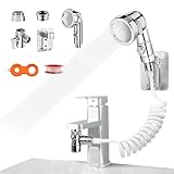 Handbrause für Waschbecken, Waschbecken Handbrause mit Schlauch 3M, Waschbeckenbrause mit 3 Modus Duschkopf, für Küche, Haarwäsche, Tiere, Badezimmer