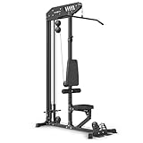 Marbo Sport MS-W101 2.0 Stationärer Latzug mit Sitzbank, Universal, Stahl, 51 kg, 137x67x210 cm, Maximale Belastung 120 kg