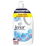 LENOR Flüssigwaschmittel Universal Vollwaschmittel 100 Waschladungen, Aprilfrisch, Langanhaltende Frische, Geruchsentfernung Bei Kaltwäsche