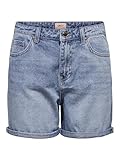 ONLY Damen Onlphine Life Bb Mas0001 Noos Shorts, Light Blue Denim, M EU