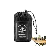 Ausrüstungstasche, großes Fassungsvermögen, faltbarer Organizer, Werkzeug-Organizer, Wandertasche, für Picknick, Grillen, Reisen, Klettern, Rucksackreisen, Trekking, Herren, Damen, Reisende, 0,85 l