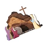 FGDTREE Krippenszene Holzkerngebrauchsfiguren Ornamente Für Home Tischplatte Und Religiöse Aktivitäten Dekore Festgelegt