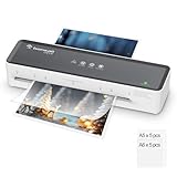 Bonsaii Laminiergerät A4, ABS-Funktion, Geeignet für A4-Dokumente, Büro und Zuhause, 80-100 Micron, Enthält 10 A5/A6 Laminierfolien, L421-A