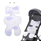 Atmungsaktive Sommer Sitzeinlage, Sitzauflage für Kinderwagen, Sommer Sitzeinlage für Buggy, Kissen für Kinderwagen, Schweißfest, Schont den Kindersitz Bezug, für Kinderwagen, Buggy, Autositz