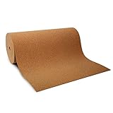 Korkplatte Meterware - auch in XXL-Größe, Kork als Rolle - viele Stärken - schall- und wärmedämmend, stoßdämpfend, formaldehydfrei - Korkmatte Korkrolle (100x150 cm, Stärke 5 mm)
