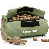Rudelkönig Futterbeutel für Hunde - Apportierbeutel für Hundetraining - Robuster Futterdummy für Leckerlies - Dummy Hund