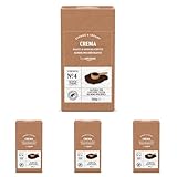 by Amazon Gemahlener Kaffee Espresso Crema, Lichte Röstung, Granulat, 500g – Rainforest Alliance-Zertifizierung (Packung mit 4)