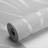 Grau Vliestapete Glatte Wand Tapete Moderner Selbstklebend Tapete Möbelaufkleber Geometrisch Tapete Minimalistische Selbstklebende Tapete mit Geometrischem Muster
