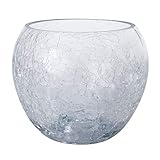 botle Orchideentopf Glas Kugel rund Übertopf Blumentopf Pflanzgefäß D 18 cm H 15 cm