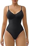Ovnshery Shapewear Damen Body Shaper mit Verstellbarer Schultergurt, Body Damen Fajas Colombianas Bauchkontrolle Nahtlos