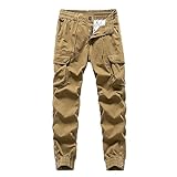 Herren Kampfhose UK Herren Anzughose mit Falte und erweiterbarem Bund, klassischer Schnitt, gelb, 44