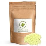 Alpha Liponsäure Pulver - 100 g - Antioxidationsmittel - in geprüfter Qualität - für Diabetiker besonders geeignet - 100% vegan- glutenfrei, laktosefrei - OHNE Hilfs- u. Zusatzstoffe