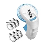 Songelt Prägegerät Tragbare Manuelle Presse Etikettendrucker Kreativ E975 Beschriftung für Home Office Gebrauch Beschriftung Handheld Manuelle Presse Etikettendrucker für Drucken