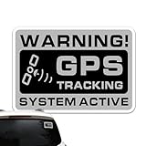 Autoalarm Aufkleber, 10 Stück Fahrrad Aufkleber | Alarmanlage Aufkleber, Auto Diebstahlsicherung Aufkleber, GPS-Tracking Warnaufkleber, Sicu Aufkleber