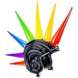 Widmann 01459 - Aufblasbarer Helm, mit Spikes, 90 cm, Zubehör, Karneval, Kopfbedeckung, Haarschmuck