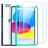 ESR 2 Stück, für iPad 11. /10. Generation A16/A14 (11/10,9 Zoll, 2025/2022) für Panzerglas, Schutzfolie mit Montagerahmen, 9H Härte, Kratzfest, Blasenfrei, HD-Klarheit, Kompatibel mit Pencil (USB-C)