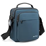 BAGZY Schultertasche Handtaschen Männer ，Umhängetasche Herren 9,7 Zoll Tablet-Tasche Große Brustbeutel Herren Tasche Arbeitstasche für Büro/Hochschule/Reisen，Blau