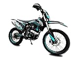 RV-Parts 250ccm Alfarad T7 Dirtbike Vollsross Enduro Pitbike Crossbike Cross 21/18'' Blau