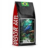 BRAZIL CREMA 1KG Kaffeebohnen | 70% Arabica & 30% Robusta | mit Noten von Walnüssen, Zimt und Schokolade | frisch geröstet, niedriger Säuregehalt | ideal für die Espressomaschine | Blue Orca Coffee
