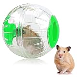 Hamsterball,Hamster Laufball,CHmiss Hamster Gymnastikball,Hamster Run Ball,Hamsterkugel,Hamster Sportball,für Hamster & Mäuse, Bewegung, Nagerspielzeug zum Laufen