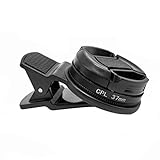 MOVKZACV 37 mm professioneller Zirkular-Polarisator CPL Objektivfilter mit Clip für iPhone/Samsung/für Windows und Android-Smartphones