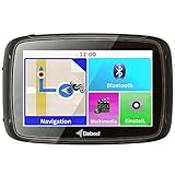 Elebest Rider W5 – 5 Zoll Motorrad-Navi | Wasserdicht (IPX7), Stabile Lenkerhalterung, Radarwarnung, PC-Tourenplanung & Europa-Karten 2025