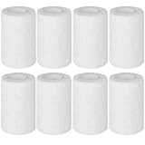 Selbstklebender Verband, 8 Rollen x 7,5cm x 4,5m Pflaster Rolle Verbandsmaterial, Elastische Binde Bandage Fixierbinde Haftbandage Selbstklebend