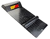 4DOOR Autostopper-Matte selbstkelebende Einparkhilfe,rutschfest, Schwarz für PKW