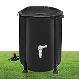 Regenstäbe – tragbarer Wassersammler, wetterfester Behälter, robuster Behälter | Regenspeichersystem für Regenwasser, Überlauf-Set für Dura-Filter