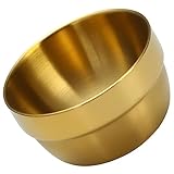 PHENOFICE Weinglas Aus Edelstahl Wasserbecher Camping Schnapsbecher Espresso-kaffeetassen Kompakter Schnapsbecher Espressogläser Espressotassen Espresso-schusstassen Golden Rostfreier Stahl