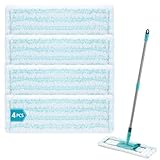 4 Ersatz-Wischbezüge für Leifheit Profi XL Micro Duo/Cotton Plus