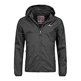 Höhenhorn 27J23 Rigi Herren Regen Jacke Outdoor Rain Freizeitjacke Schwarz XXL