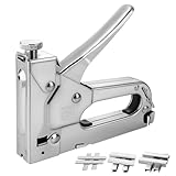 MOPUBZO 3-in-1 Handtacker Set mit 1200 Edelstahl Nägeln, Robuste Tackerpistole für Holz, Stoff, Möbel & Dekoration, Profi Handtacker mit einstellbarer Schlagkraft, ideal für DIY & Polstern