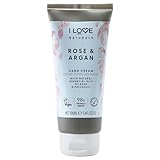 I LOVE Naturals Rose & Argan Handlotion 100 ml Feuchtigkeitsspendende Handcreme für trockene Haut – Mit Sheabutter & Kokosöl – Vegane Pflege für geschmeidige, weiche Hände 100 ml
