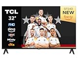 TCL 32SF540 - 32 Zoll FHD Smart Fernseher - HDR & HLG-Dolby Audio-DTS Virtual X /DTS-HD-Metall Randlos-Dual-Band Wifi 5-mit Fire OS 7 System
