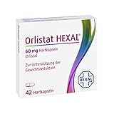 Orlistat HEXAL® 60 mg Hartkapseln | 42 St | Schneller zum Wunschgewicht | Effektiver abnehmen | Mit 3-fach Wirkung | Bis zu 50% mehr abnehmen