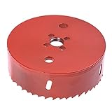 QWAMBVZE Red 110mm Durchmesser Loch Cutting Tool Bimetall-Lochsaegen