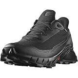 Salomon Alphacross 5 Gore-Tex wasserdichte Herren Trail-Laufschuhe, Starker Grip, Wasser- und Wetterschutz, Anhaltender Komfort, Black, 46