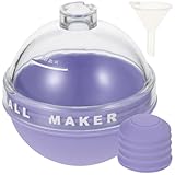 ABOOFAN Silikon Eiswürfelform Kugelförmig mit Deckel Runde Eisball Form für Whisky und Getränke Bpa Frei Wiederverwendbar Eiswürfelbereiter für Zuhause Party und Bar