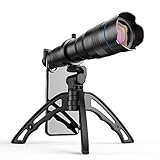 Fernglas 36x Telezoom-Objektiv Monokular + Selfie-Stativ für Smartphones Reisen Jagd Wandern Sport