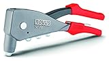 Novus Blindnietzange N-20, Einhand-Bedienung, Ergonomischer Griff, verarbeitet Alu-, Stahl- und Kupfer-Blindnieten, Nietenzange