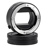 Automatik-Makro-Zwischenringe Extension Tube Kompatibel mit Sony E-Mount Kameras MK-S-AF3A